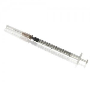 Инсулиновый шприц 1 мл с иглой - 100 штук в упаковке (цена за штуку 2.7 руб.)